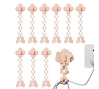 10 clips adhesivos para gestión de cables, organizador de cables, para organización del hogar, cocina, salón, dormitorio