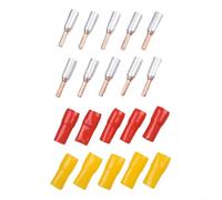 10 conectores de terminal de cable GTLA de caja de medidor eléctrico hechos de aluminio resistente y materiales de cobre (GTLA-25)