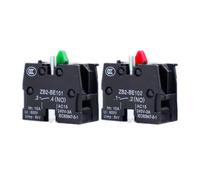 10 contactos auxiliares de interruptor pulsador XB2 BE101C BE102C, 10 A | Panel de control de automatización industrial de cobre sin bloque