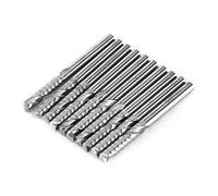 10 fresas helicoidales individuales de metal duro, fresa CNC, fresa de 4 mm, accesorios de herramientas, embalaje múltiple, socialme-EU