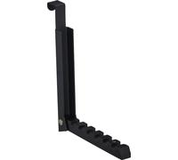 10 ganchos abatibles, para colgar, perchero para puerta con capacidad para 6 perchas cada uno, fabricados en metal y madera, ganchos para puertas con un espacio de 2 cm, color