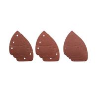 10 hojas de lija triangulares