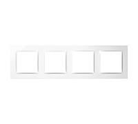 Simon Marco interruptor de pared 4 elementos – Compatible Simon 10, apto para interiores, blanco
