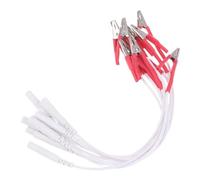 10 pares de cables con clip clavija 2 mm(Red)