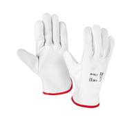10 pares de guantes de trabajo de cuero vacuno | Guante de cuero piel flor | 3L