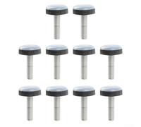 10 patas ajustables para sillas de mesa con rosca M6 para reducir la vibración del ruido y marcar el suelo durante el movimiento de los muebles
