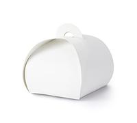 10 pequeñas cajas de regalo de papel en blanco, 12 esterillas
