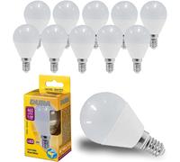 10 PIES - LÁMPARA LED ESFERA E14 5,5W 3000K DURALAMP DURALAMP