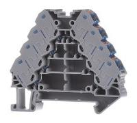 10 Pieza Distribuidor potencial - Bloque de terminales de paso 8,3 mm 17,5A PTRV 4-PV /BU | Phoenix | PTRV 4-PV /BU | 3270247 | Bloque de terminal de conexión p/ guía