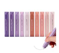 10 Piezas Cinta Correctora Roller, 3 m x 5 mm Cintas de Corrección Pequeñas | Cinta Correctora Roller Secado Rápido, Compact Mini Rollers Correctores con Tapa Protectora, para Escolar, Oficina, Hogar