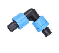 10 Piezas Conector de Manguera de Riego por Goteo 16mm ABS Azul | Accesorio de Conexión para Sistema de Goteo, Agarre Dentado Seguro, Instalación Rápida, para Tubo Micro