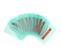 10 piezas cubierta de soldadura lente placa protectora casco de soldadura cubierta de lente 116 x 90 mm esquina redonda