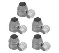 10 Piezas Cuña Metálica Redonda y Martillo, Uso Profesional | Metal Plata, Ajuste Preciso y Alta Resistencia, para Carpintería y Obra, Repuesto Duradero para Taller