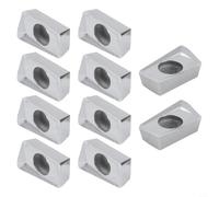 10 piezas de insertos de carburo APKT para aluminio APKT1604PDFR-G2-H01 CNC torno herramientas para semi acabado mecanizado tamaño estándar