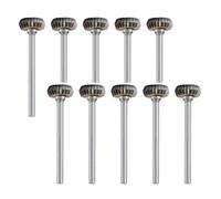 10 piezas de lima rotatoria carburo tipo T/Y/W, cabezal corte fresado acero tungsteno for Dremel, vástago 3 mm for grabado metal wanglan