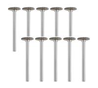 10 piezas de lima rotatoria carburo tipo T/Y/W, cabezal corte fresado acero tungsteno for Dremel, vástago 3 mm for grabado metal wanglan