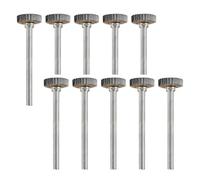 10 piezas de lima rotatoria carburo tipo T/Y/W, cabezal corte fresado acero tungsteno for Dremel, vástago 3 mm for grabado metal wanglan