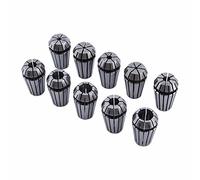 10 Piezas de precisión superior ER16 Pinzas, Juego de Pinzas de Resorte, Pinzas ER16 de 1-10mm para Máquina de Grabado CNC y Herramienta de Torno de Fresado