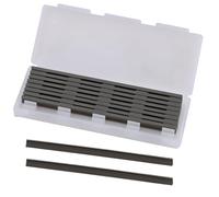 10 Piezas Hojas de Cepillo, 82mm Reversibles Hoja de Cepillo HSS, 82x5.5x1.2mm Hojas de Cepillo, Hoja HSS de Repuesto Para Cepillo Eléctrico, para Máquinas de Trabajo de la Madera MAKlTA Cepillos
