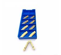 10 piezas MGMN200 Plaquitas reversibles de carburo de tungsteno - Cincel giratorio duradero para trabajar metales y tronzado - Insertos de fresado CNC