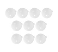 10 Piezas Pantalla Semiesférica Transparente de Plástico | Repuesto de Globo de Luz de 50mm, Uso en Baño y Vestidor, Blanco, Pieza Única