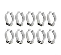10 piezas para t8 para t10 T12 lámpara fluorescente clips de soporte de acero