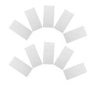 10 Piezas Placa de Relleno Ciega de 12 Módulos, Blanco | Plástico Abs, Montaje a Presión, Diseño Modular Cortable, para Cajas de Distribución y Riel Din