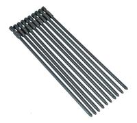 10 Piezas Punta de Destornillador de Cruz,200mm Extra Long S2 Steel Cross Head PH2 Destornillador Bits Set 1/4 pulgadas Vástago hexagonal