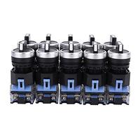 10 Piezas Selector Interruptores, AC 660V 10A Interruptor Selector Rotativo Autoblocante BEM38-20X / 31 22 mm 3 Posiciones