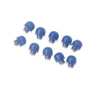 10 piezas silenciador para tijeras de corte de pelo, reductor de ruido de goma, tornillo de repuesto, silenciador de parachoques, fácil instalación, tope para tijeras de peluquería