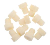 10 Piezas Tapón de Goma Beige, Sello Decorativo | Previene Derrames, Fácil de Insertar y Retirar, para Frascos y Botellas de Vidrio en Bar Doméstico