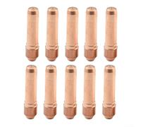 10 puntas de contacto de soldadura MIG compatibles con Bernard para centerfire serie T, boquilla de cobre para cable de 0.6 a 1.6 mm (T-023)