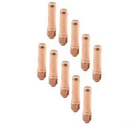 10 puntas de contacto de soldadura MIG compatibles con Bernard para centerfire serie T, boquilla de cobre para cable de 0.6 a 1.6 mm (T-035)