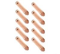 10 puntas de contacto de soldadura MIG compatibles con Bernard para centerfire serie T, boquilla de cobre para cable de 0.6 a 1.6 mm (T-030)