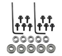 10 Rodamientos Superior Fresa para madera 12.7mm 10 Rodamientos | para acero , diámetro 9.52mm, para ideal alta , bajo coeficiente fricción, uso profesional