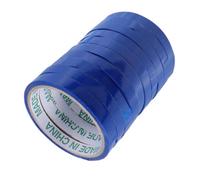 10 Rollos Cinta Adhesiva para Sellar Bolsas 1,2cm X 30m Bopp Azul | Recambio para Máquinas de Supermercado, Adhesión Fuerte y Corte Fácil, Uso en Cajas