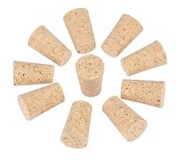 10 tapones de madera para vino, tapones de corcho cónicos de repuesto, tapón de madera para botella de cerveza, corchos de madera blanda para elaboración de vino, cerveza, (Las botellas de cerveza