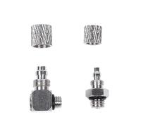 10 Uds 3mm 4mm 5mm 6mm Mini junta de torsión neumática tornillo de rosca macho(PL4-M3,50 pcs)