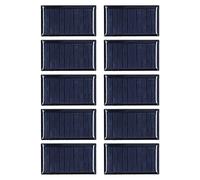 10 uds 5V 300mA célula Solar polisilicio Panel Solar pequeño para proyectos DIY Mini Cargador Solar Ideal para Luces y Juguetes Paneles solares eficientes