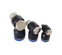 10 Uds Accesorios Neumáticos PH4-M5,4-01,4-02 6-01,6-02,PH8-01,8-02,PH10-02,PH12-02 Hexágono Macho(10PCS PH6-01)