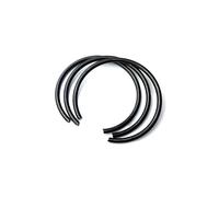 10 Uds. Anillos de alambre redondos de acero con resorte de 2mm de diámetro for retenedores de orificios for eje OD = 14mm ~ 180mm(2x160x70)