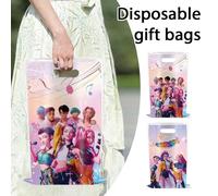 10 Uds. Bolsas de Regalo con Temática de K-Pop Demon Hunter, Bolsas de Dulces para Cumpleaños, Decoración para Fiestas, Suministros de Organización, Entrega Rápida A
