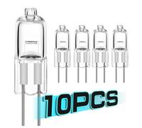 10 Uds bombilla halógena G4 12V 5W 10W 20W 35W 50W globo lote JC bipin LED blanco cálido reemplazar lámpara de cápsula LED bombillas halógenas de luz