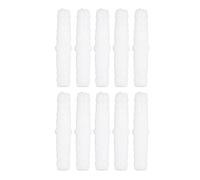 10 Uds. Conector de Lengüeta para Manguera de Plástico, Empalme Recto de Púas Iguales, Adaptador de Unión de Junta Reparadora, Adecuado para Bomba y Tubo de Silicona (6-6 mm recto)