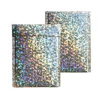 10 Uds. De sobres de burbujas metálicos, embalaje de regalo, Glamour, coloridos tonos plateados, cojín de aluminio, sobres acolchados de envío-38x43cm