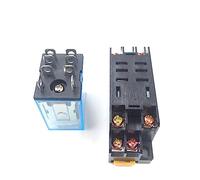 10 Uds HH62P HHC68A-2Z electrónico Micro Mini relé electromagnético 10A 8PIN bobina DPDT con Base de enchufe DC12V 24V AC110 220V(DC 12V)