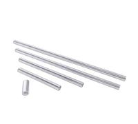 10 Uds interior M4 tubo recto hueco rosca interna de conexión hierro cromado diámetro 4,8mm Canal varilla hueca(120mm)