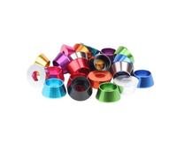 10 Uds M2 M2.5 M3 M4 M5 M6 M8 arandelas de aleación de aluminio anodizado for pernos de tornillo DIN912 espaciadores de aluminio(Gold,M2.5 (10Pcs))