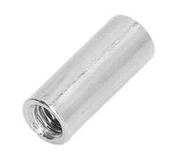 10 Uds M8 X1,25 Tuerca de Conector Redondo 304 Tuercas de Acoplamiento de Acero Inoxidable 30mm de Longitud