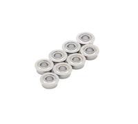 10 Uds MF63ZZ/MF84ZZ/MF115ZZ/MF128ZZ rodamiento de bolas con bridas 3x6x2,5mm ZZ(F624ZZ 4X13X5)